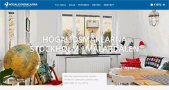 Desktop Screenshot of hogalidsmaklarna.se